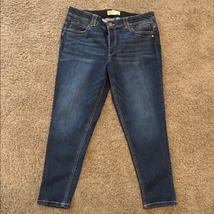 Democracy Dark Blue Cropped Jeans